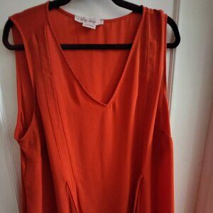 In Every Story V-Neck Sleeveless Blouse - Size 2x